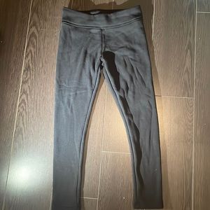 Black thermal leggings for kids